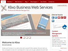 Tablet Screenshot of klixo.co.nz